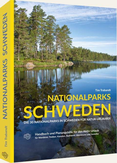 Cover des Reiseführer Nationalparks Schweden - Die 30 Nationalparks in Schweden für Natur-Urlauber - Wandern, Trekking, Kanu, Radfahren, Abenteuer, Genießen